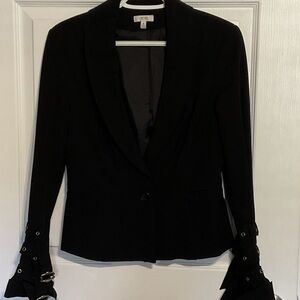 Caché Black Tailored Jacket – Size 6